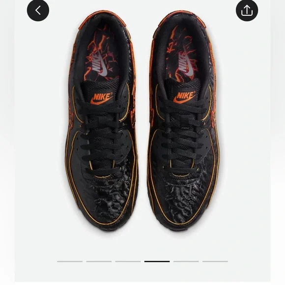 Nike Air Max 90 Volcanos “Black & Magma Orange” - Picture 4 of 9